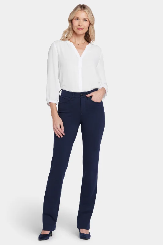 Marilyn Straight Pants - Oxford Navy Fashionable Track Pants