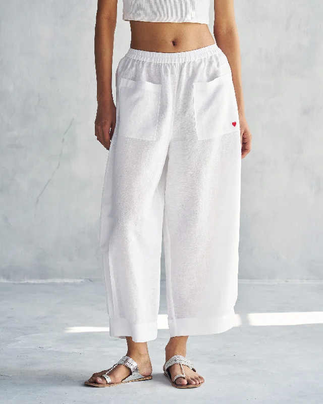 Serene Pants - White Chic Black Leggings