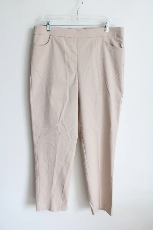 Alfred Dunner Tan Stretch Pant | 14 Stylish Harem Pants