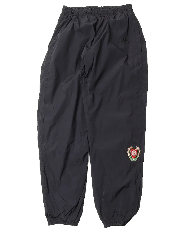 Calabasas Crest Track Pants Comfortable Wide-Leg Pants