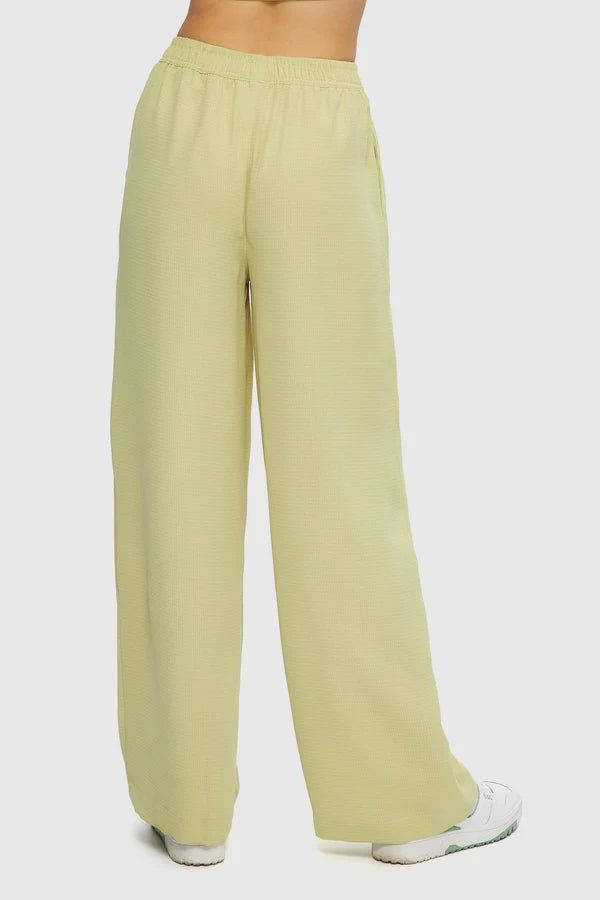 Wide Leg Beach Pant - Lime Sorbet Classic Straight-Leg Pants