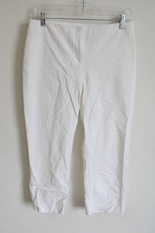 Alfani White Capri Pants | 8 Fashionable Work Pants