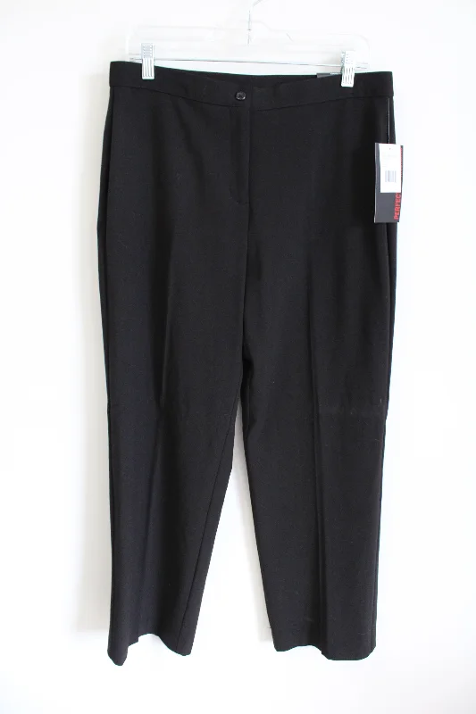 NEW Briggs Black Pant | 12 Short Stylish Elastic Waist Pants