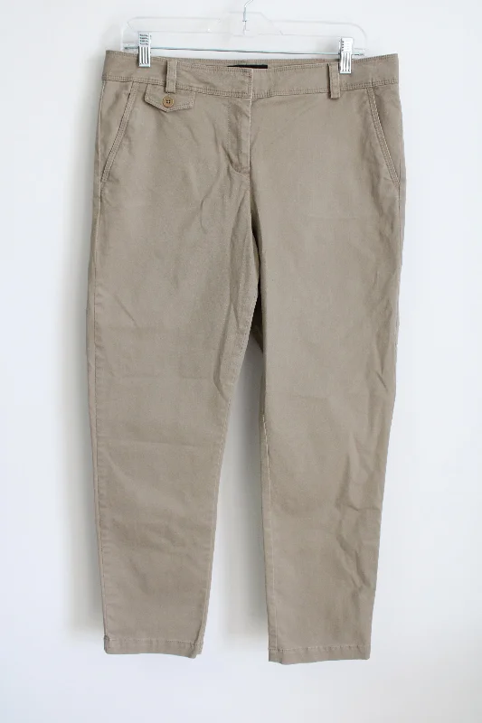 Talbots Signature Tan Pants | 10 Relaxed Linen Pants