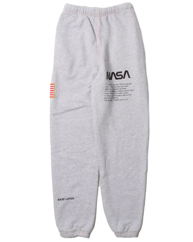 NASA Sweat Pants Relaxed Linen Pants