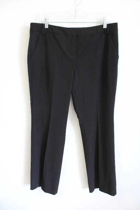 New York & Co Stretch Black Dress Pants | 12P Trendy Printed Pants