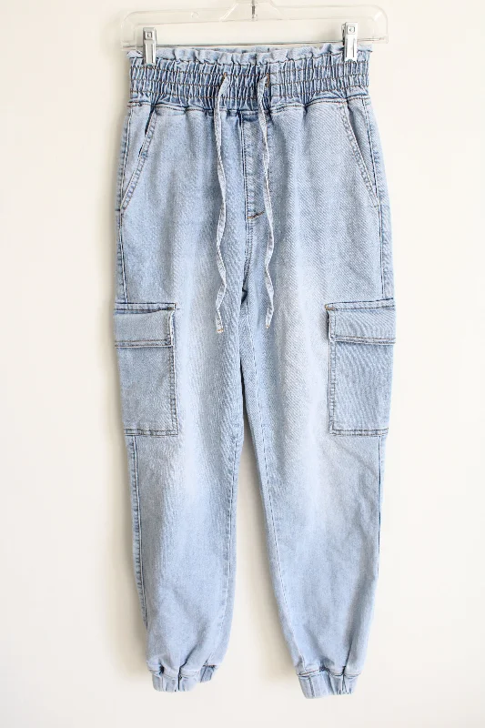 Almost Famous Denim Jogger Pant | S Stylish Casual Pants