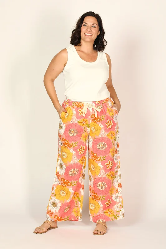 Breezy Relaxed Linen Pant in Vienna Stylish Casual Pants