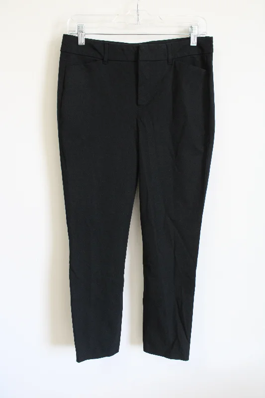 Old Navy Black High Rise Pixie Pants | 8 Classic Stretch Pants