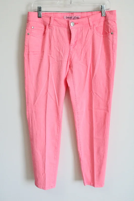 Celebrity Pink Original Denim Neon Pink Pants | 9 Casual Lounge Pants