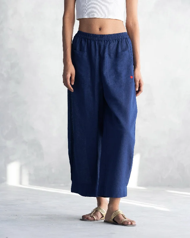 Serene Pants - Indigo Comfortable Jogger Trousers