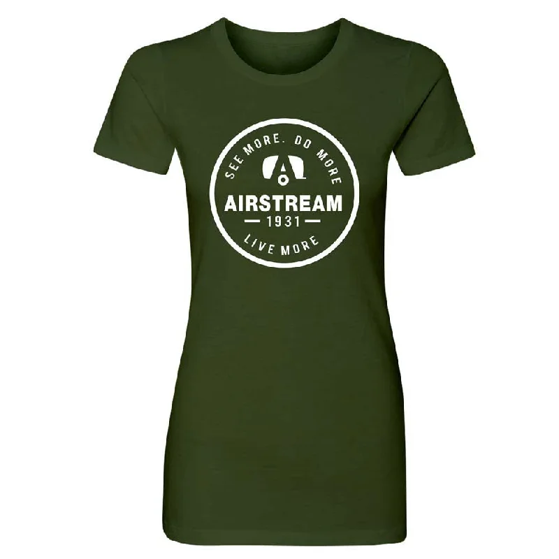 Airstream 1931 Trailer A Circle See More. Do More. Live More. Women's Slim Fit T-Shirt Lace Blend Ribbed Blend Corduroy Blend