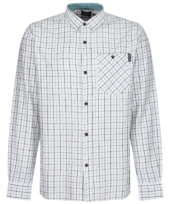 Blue - Tattersall check shirt Fashionable Trendy Casual