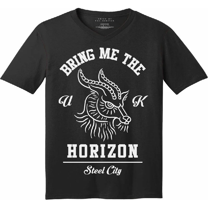 BRING ME THE HORIZON Attractive T-Shirt, Goat Lace Blend Ribbed Blend Corduroy Blend