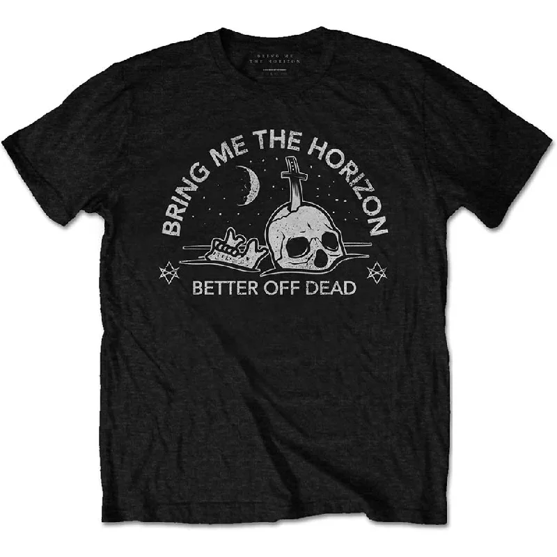 BRING ME THE HORIZON Attractive T-Shirt, Happy Song Modern Contemporary Chic