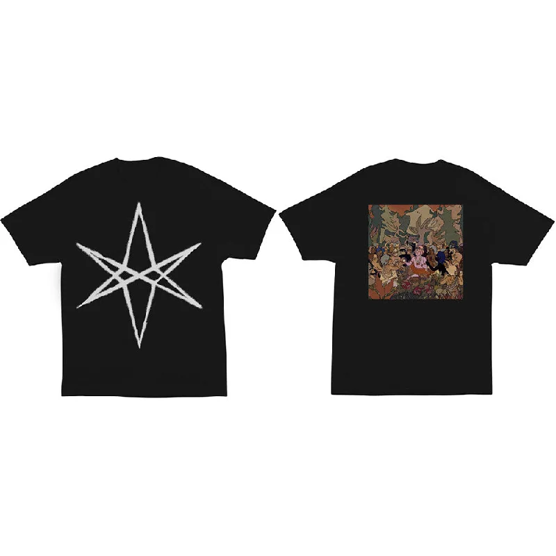 BRING ME THE HORIZON Attractive T-Shirt, Hex Phsh Cover Zippered Front Buttoned Front Snap Front