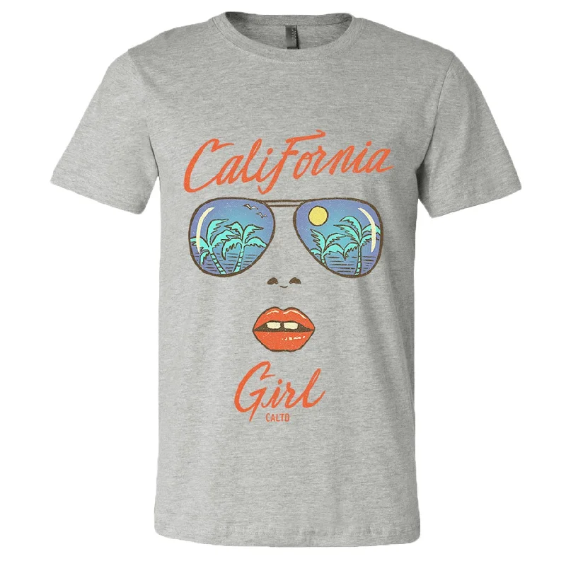 California Girl Glasses Tee Machine Wash Dry Clean Hand Wash