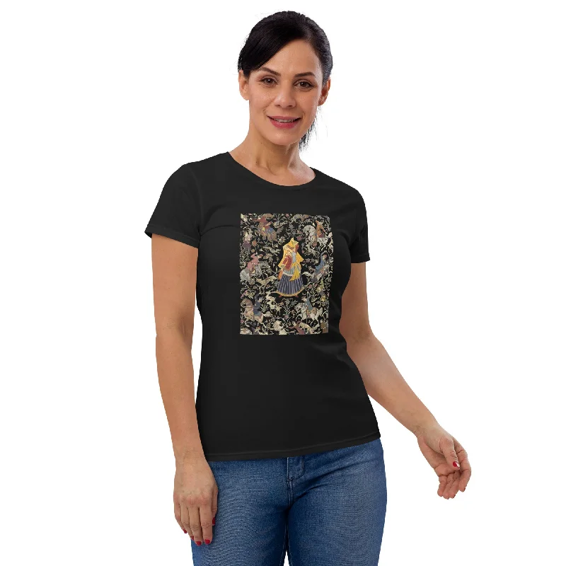 HUNTING Women's T-shirt Iron Safe Non-Iron Wrinkle Free