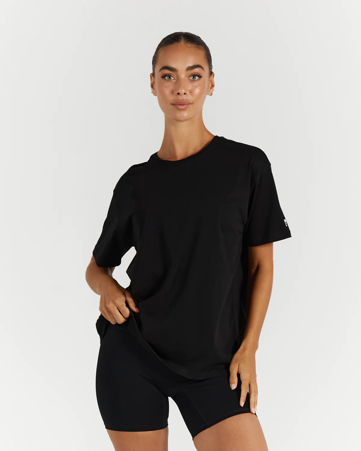 Muscle Republic | Base Tee - Black Handmade Hand-knitted Hand-woven