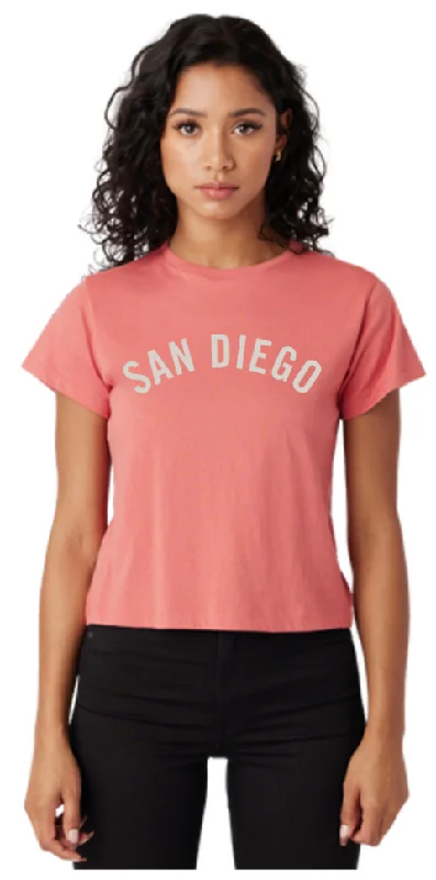 Staple San Diego Women's T-shirt Front Pockets Side Pockets Patch Pockets