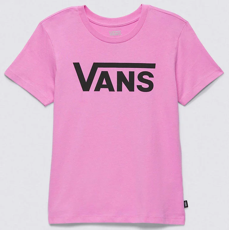 Vans - Flying V Crew Tee | Cyclamen Asymmetrical Pockets Print