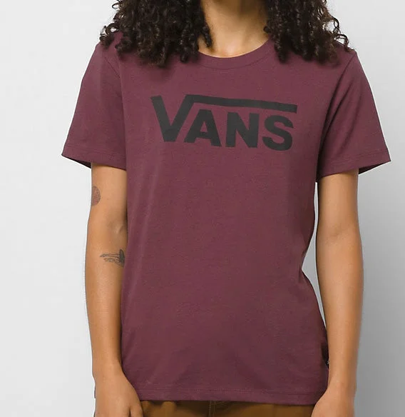 Vans - Flying V Crew Tee | Catawba Grape Welt Pockets Slit Pockets Flap Pockets