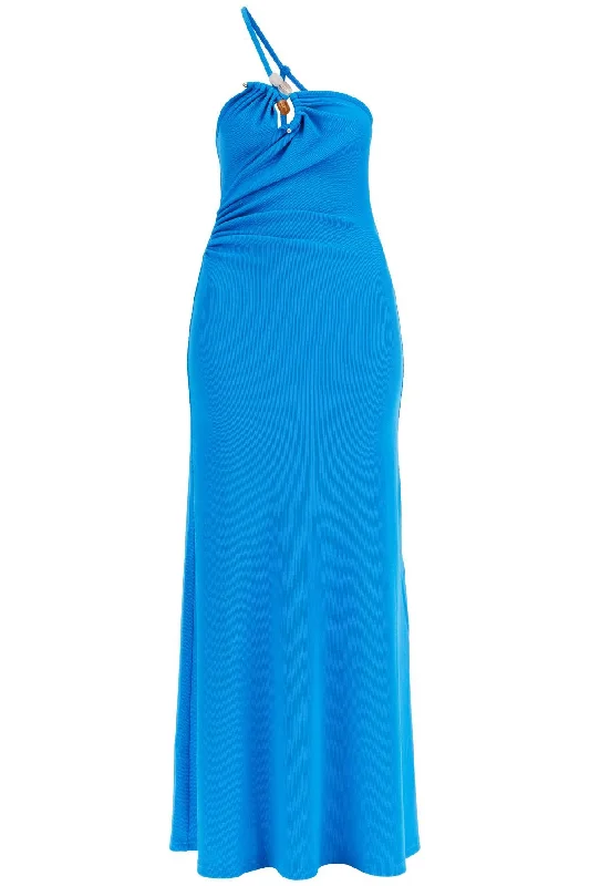 one-shoulder maxi dress with 24043165 BOSTON BLUE Stylish V-Neck Maxi Dress