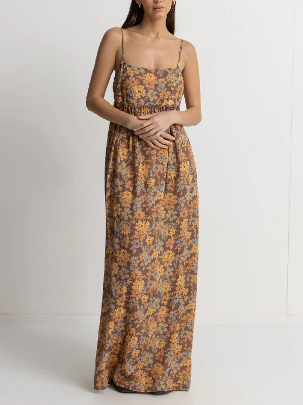 Oasis Floral Maxi Dress Comfortable Satin Maxi Dress