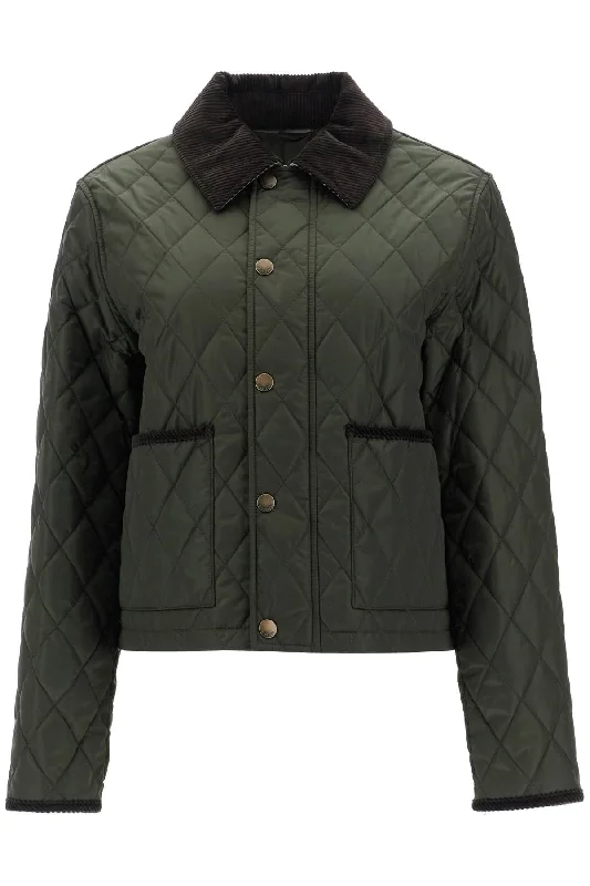 Short Nylon Jacket For Women  - Green Mesh Jacket Canvas Jacket Denim Jacket