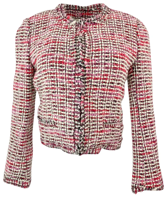 Isabel Marant Pully Jacket in Pink/Black Nylon Jacket Polyester Jacket Spandex Jacket