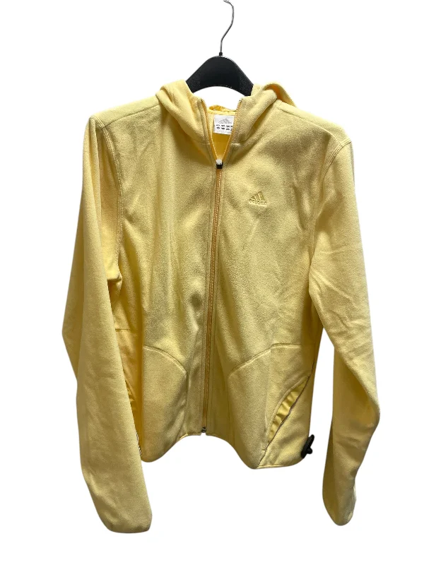 Jacket Other By Adidas In Yellow, Size: Xl Fleece Jacket Down Jacket Parka