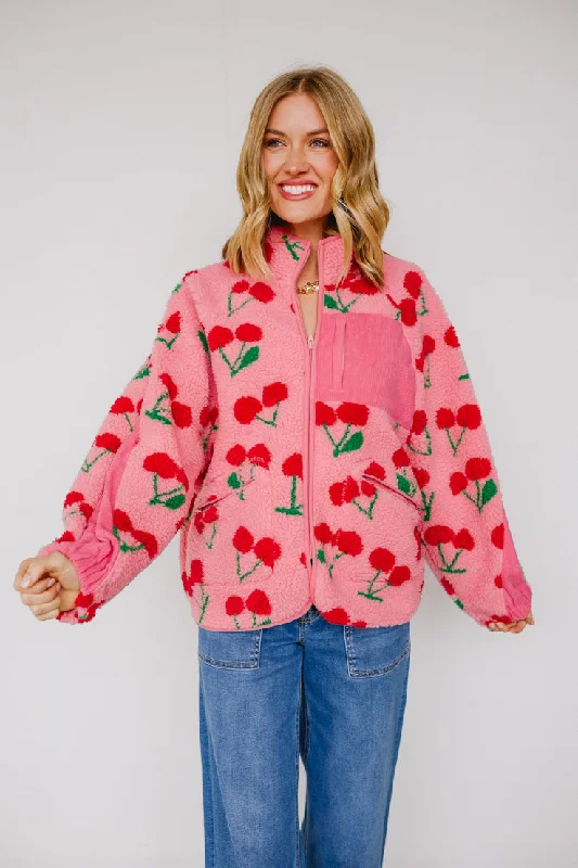 Sweet and Sour Jacket Zippered Front Buttoned Front Snap Front