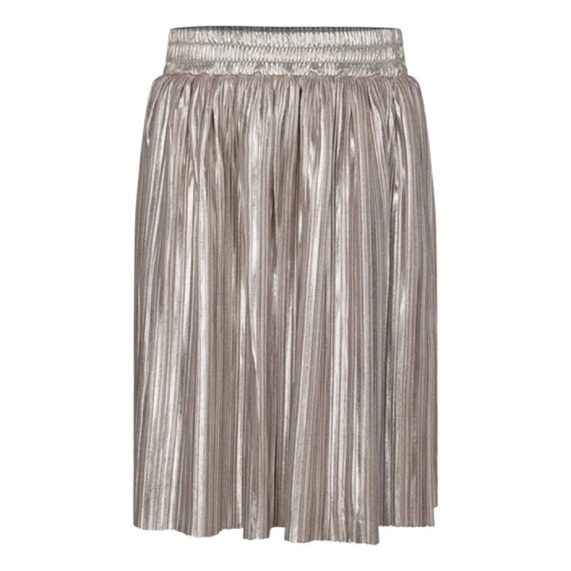 Sofie Schnoor Gold Josefine Skirt ribbed skirt waist